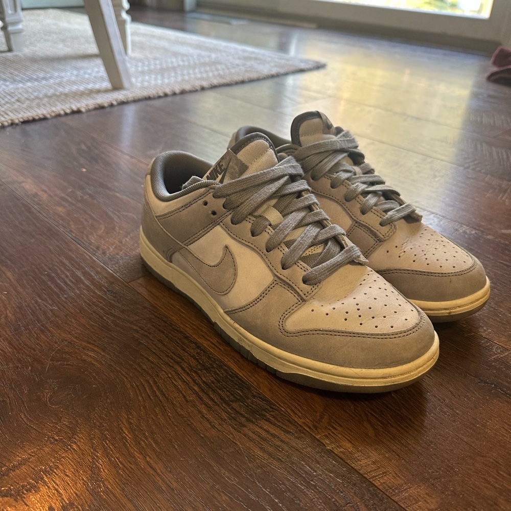 Gray and Cream Sneakers